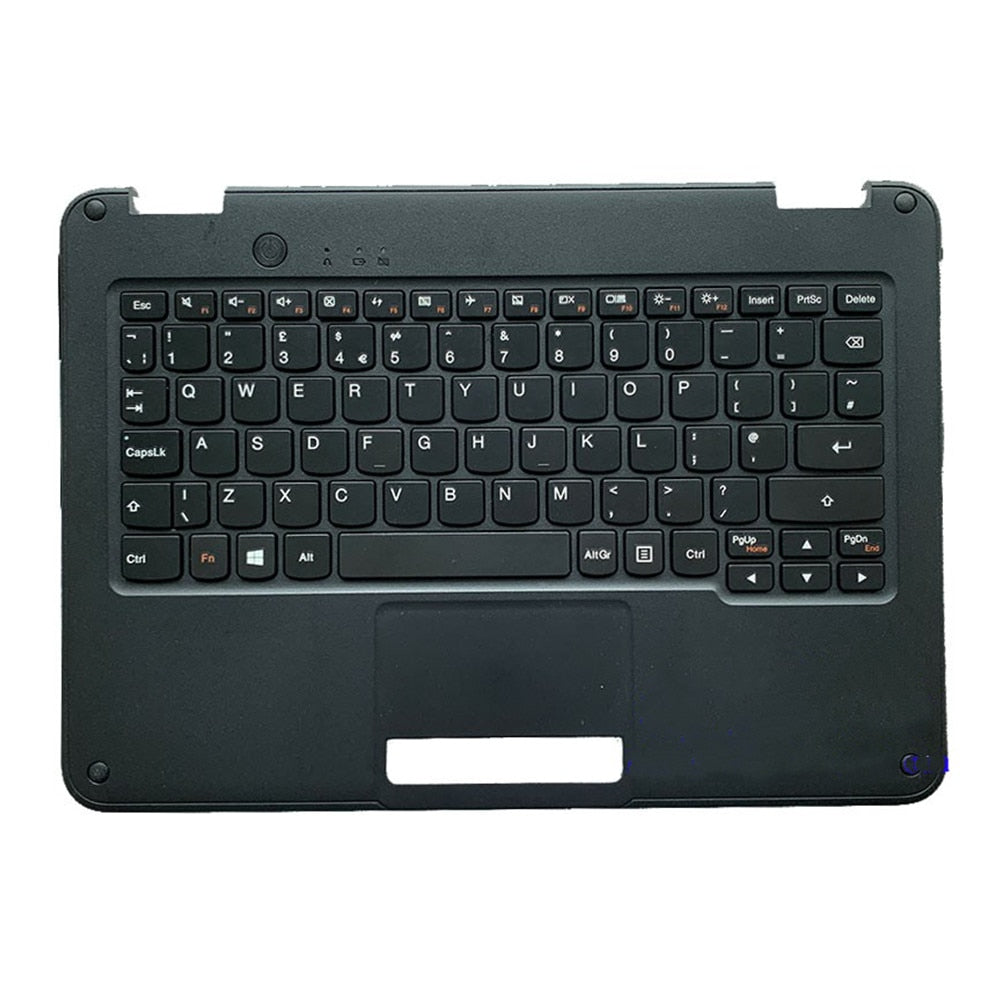 Laptop Upper Case Cover C Shell & Keyboard For Lenovo Winbook N24 Color Black US English Layout