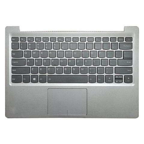 Laptop Upper Case Cover C Shell & Keyboard & Touchpad For Lenovo ideapad 320S-13IKB Color Silvery US English Layout