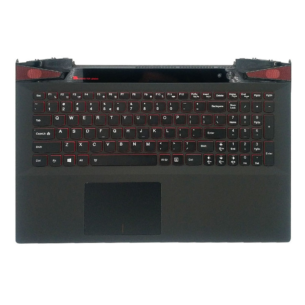 Laptop Upper Case Cover C Shell & Keyboard & Touchpad For Lenovo Y70-70 Color Black US English Layout