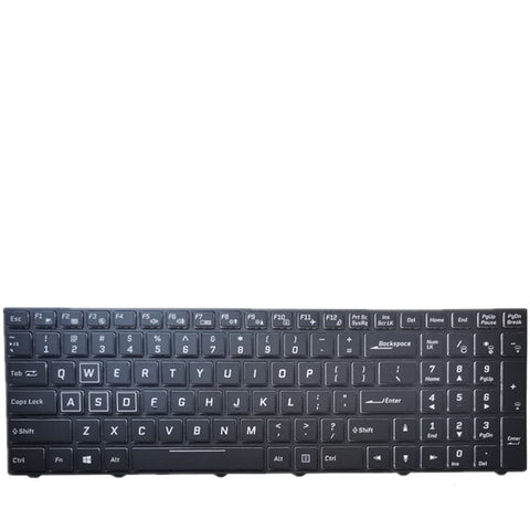 Laptop Keyboard For Hasee X5 US UNITED STATES edition Colour Black With Backlight With Blue font