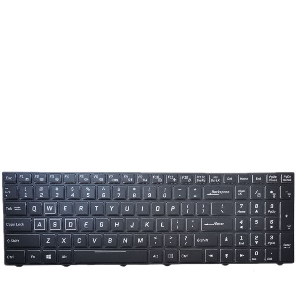 Laptop Keyboard For Hasee X5 US UNITED STATES edition Colour Black With Colorful backlight