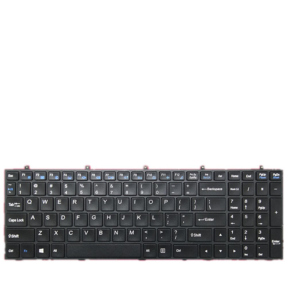 Laptop Keyboard For Hasee For God of War For K750D US UNITED STATES edition Colour Black With Backlight 