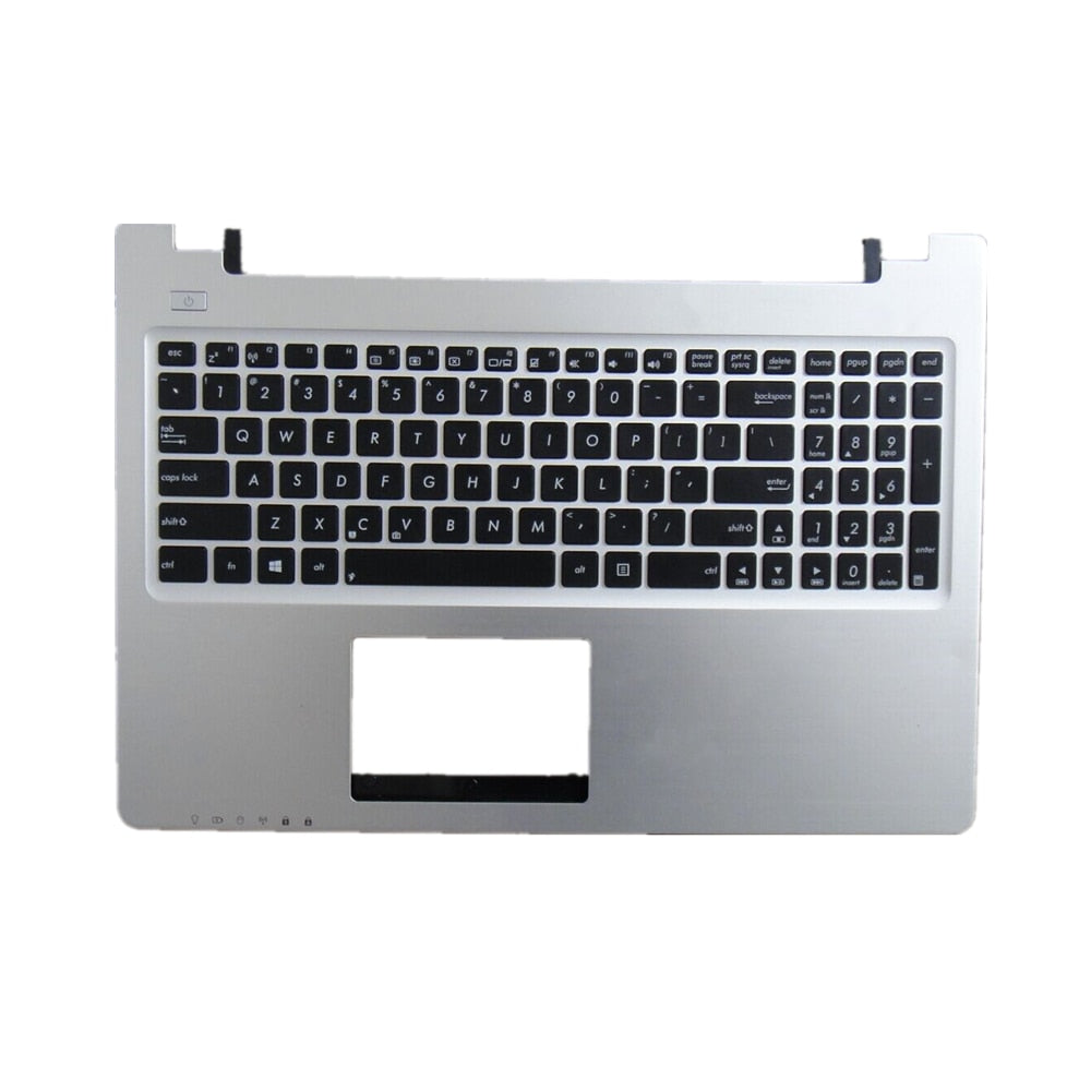 Laptop Upper Case Cover C Shell & Keyboard For ASUS S405 S405CA S405CB S405CM Silver US English Layout Small Enter Key Layout