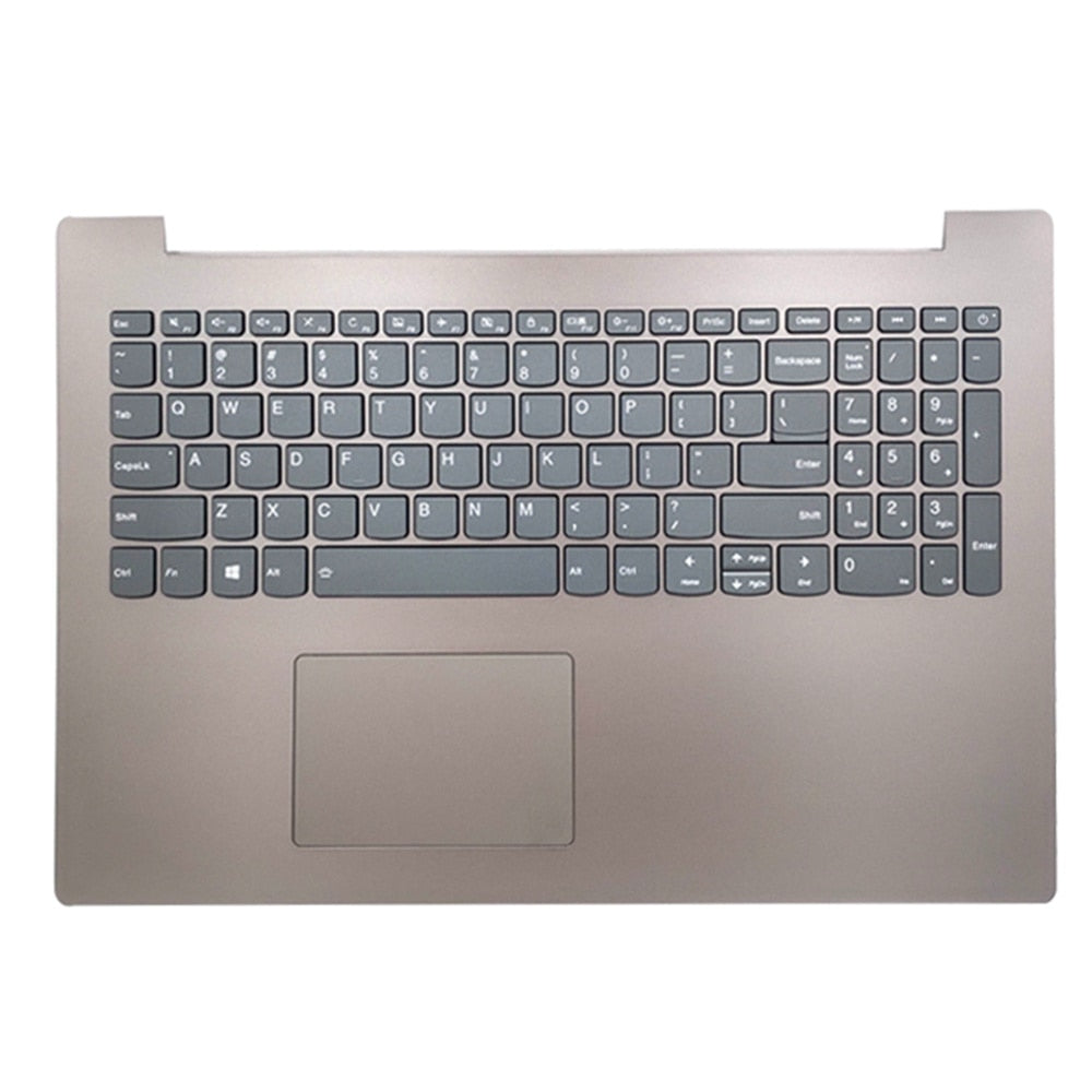 Laptop Upper Case Cover C Shell & Keyboard & Touchpad For Lenovo ideapad 330-17AST 330-17ICH 330-17IKB Color Silvery