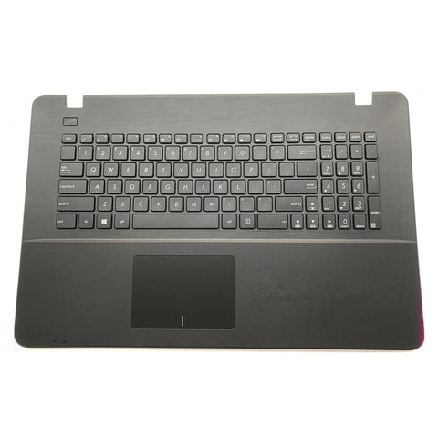 Laptop Upper Case Cover C Shell & Keyboard & Touchpad For ASUS X751 X751LA X751LAV X751LB LD LDV LJ LJC LX MA MD MJ SA SJ YI Black US English Layout Small Enter Key Layout