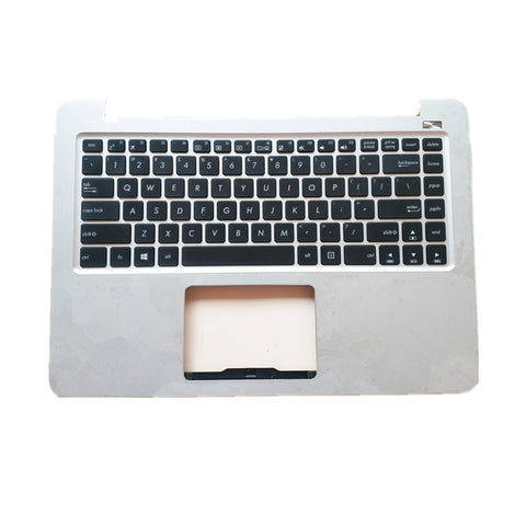 Laptop Upper Case Cover C Shell & Keyboard For ASUS V405 V405LB V405UB Silver US English Layout Small Enter Key Layout