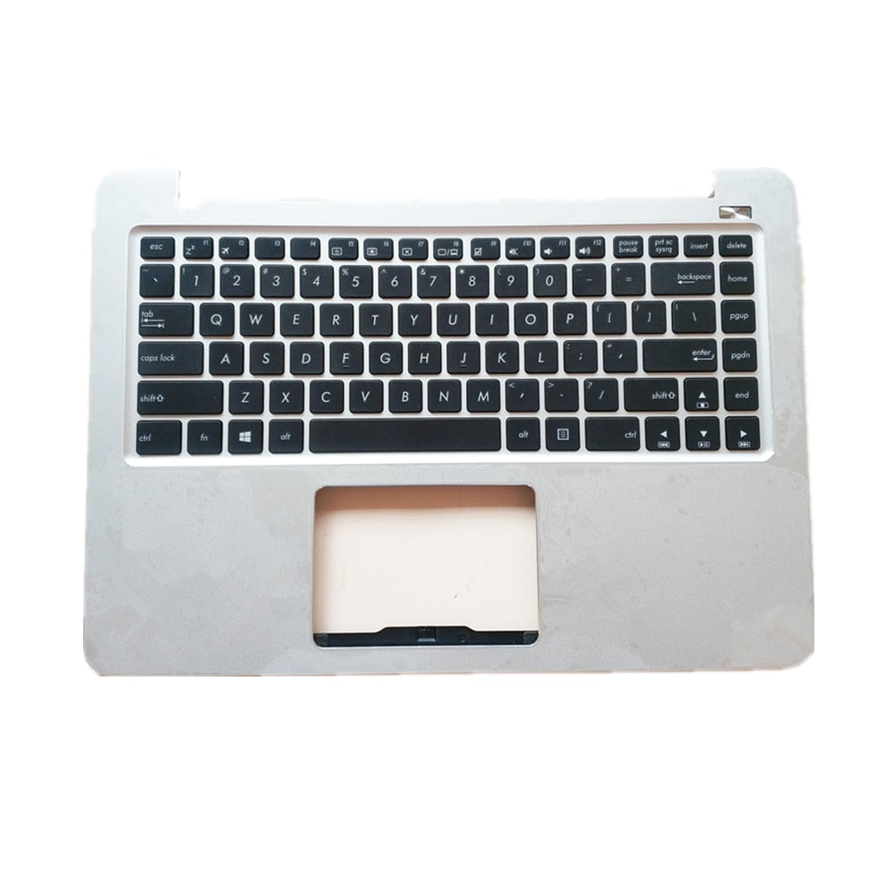 Laptop Upper Case Cover C Shell & Keyboard For ASUS U4000 U4000UQ White US English Layout Small Enter Key Layout