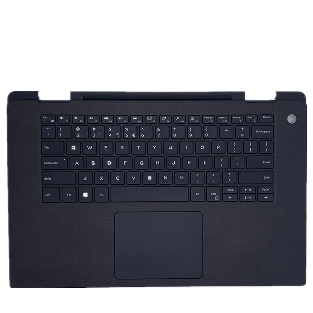 Laptop Upper Case Cover C Shell & Keyboard & Touchpad For DELL XPS 15 9575 Black US English Layout
