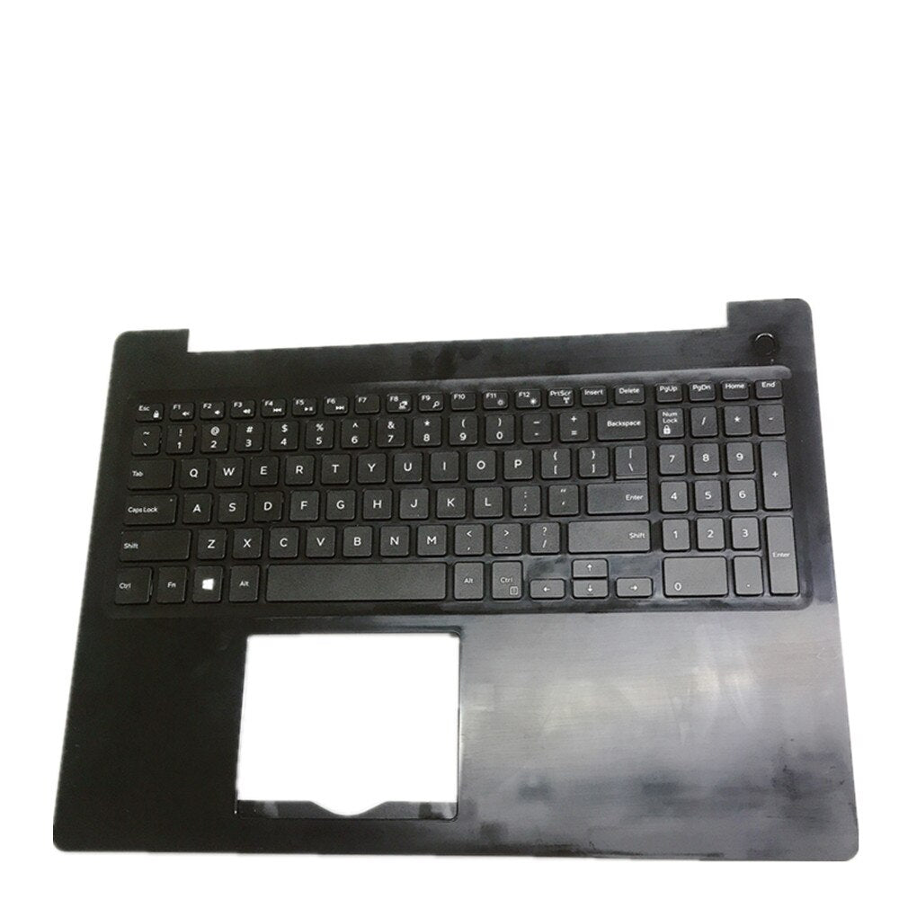 Laptop Upper Case Cover C Shell & Keyboard For DELL Inspiron 3590 Black US English Layout 0P4MKJ