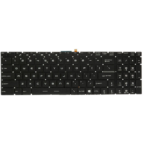 Laptop Keyboard For MSI For WS72 Black US English Edition
