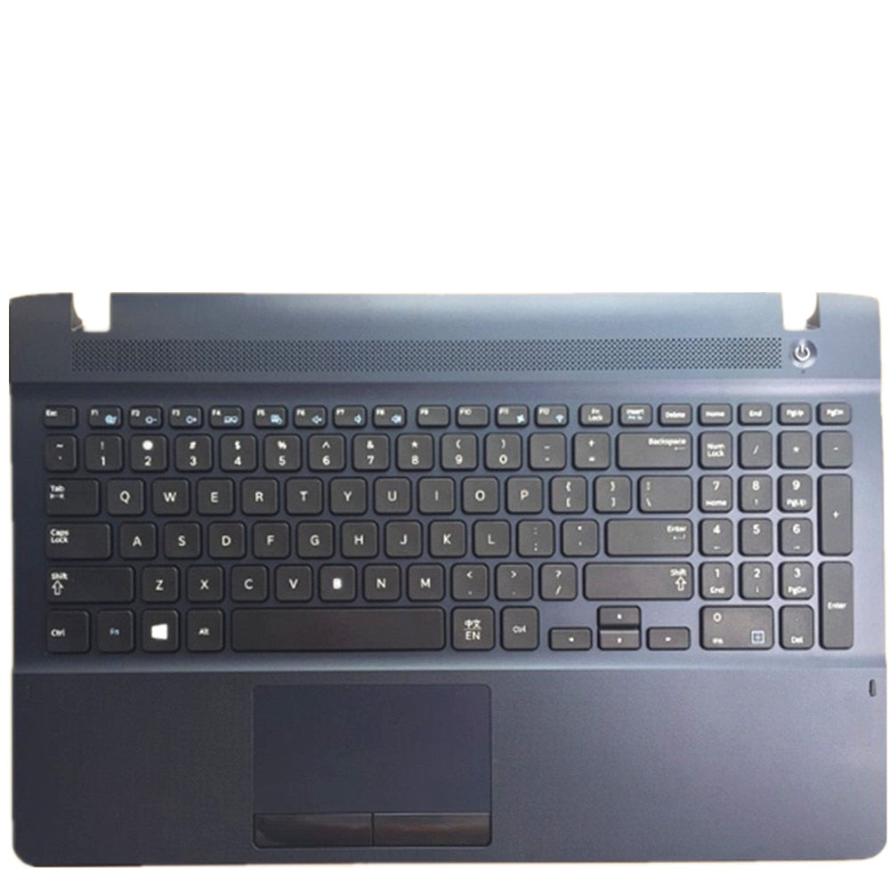 Laptop Upper Case Cover C Shell & Keyboard & Touchpad For Samsung NP270E5V NP270E5K Black US English Layout