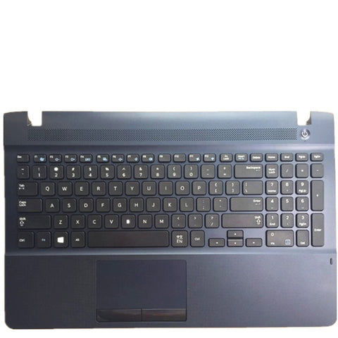 Laptop Upper Case Cover C Shell & Keyboard & Touchpad For Samsung NP275E5V Black US English Layout