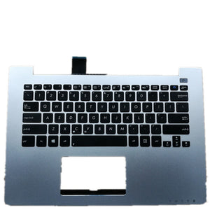 Laptop Upper Case Cover C Shell & Keyboard For ASUS For VivoBook S300CA Colour Silver US English Layout