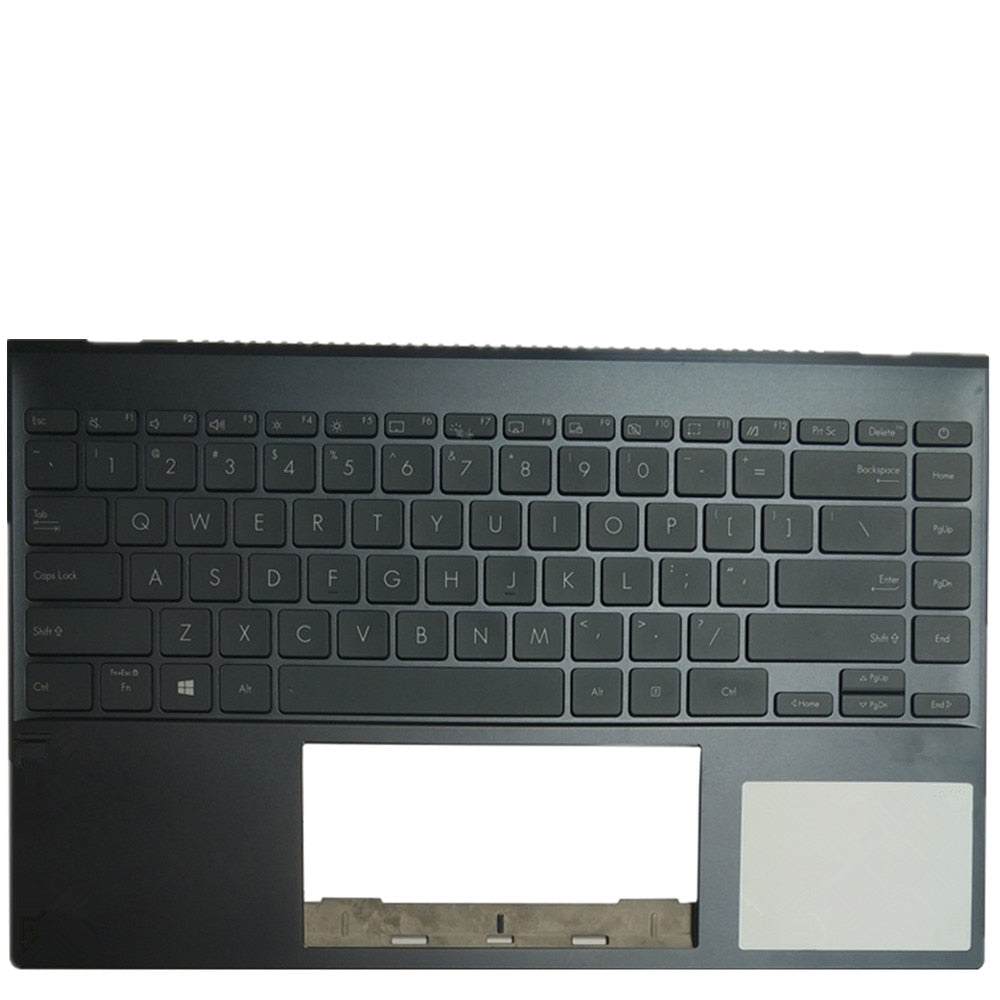 Laptop Upper Case Cover C Shell & Keyboard For ASUS For ZenBook 14 UM425IA Colour Black US English Layout