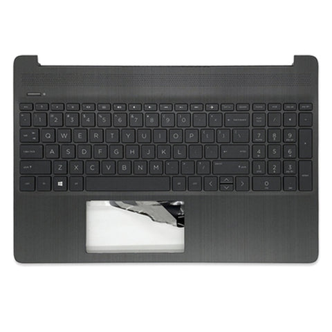 Laptop Upper Case Cover C Shell & Keyboard For HP 15-DY 15-dy0000 15-dy1000 Black Small Enter Key Layout