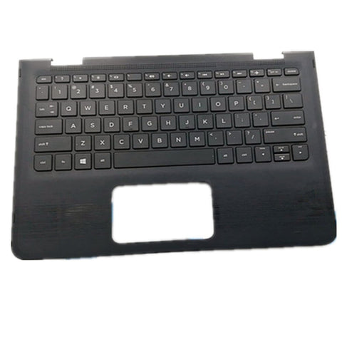 Laptop Upper Case Cover C Shell & Keyboard For HP Stream 11-ab000 Black US English Layout