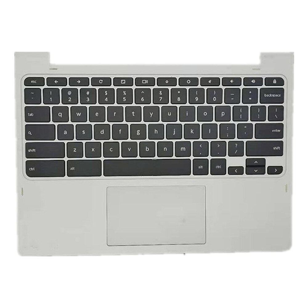 Laptop Upper Case Cover C Shell & Keyboard & Touchpad For Lenovo Chromebook C330 Color White US English Layout