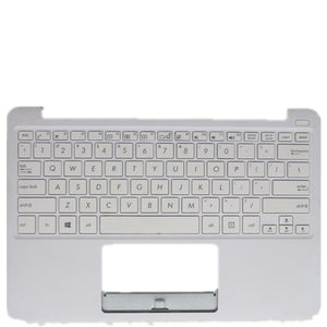 Laptop Upper Case Cover C Shell & Keyboard For ASUS For EeeBook F205TA Colour White US English Layout