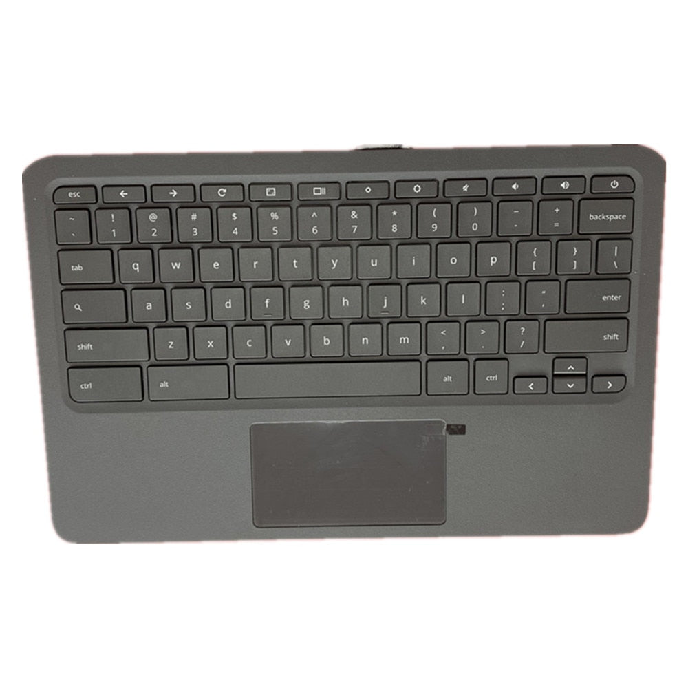 Laptop Upper Case Cover C Shell & Keyboard & Touchpad For HP Chromebook 11 G6 EE Black US English Layout Small Enter Key Layout L92334-001