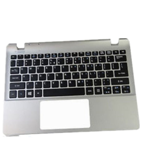 Laptop Upper Case Cover C Shell & Keyboard For ACER For Aspire ES1-111 ES1-111M Silver US English Layout