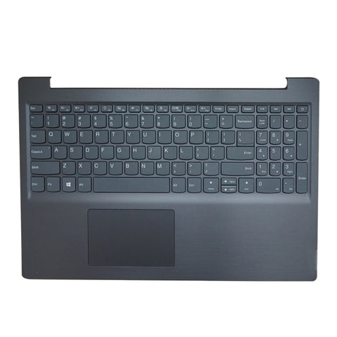 Laptop Upper Case Cover C Shell & Keyboard & Touchpad For Lenovo V15-IWL Color Black US English Layout