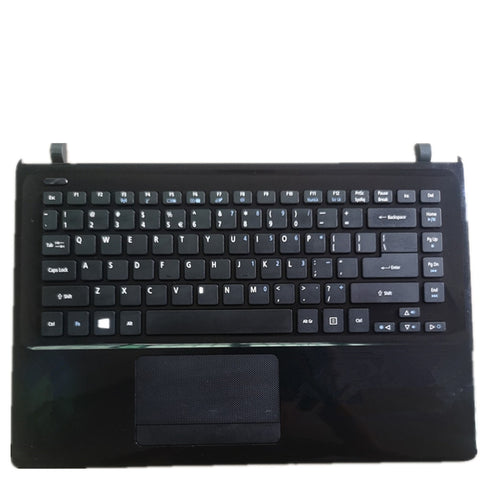 Laptop Upper Case Cover C Shell & Keyboard & Touchpad For ACER For Aspire EC-470G Black US English Layout