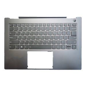 Laptop Upper Case Cover C Shell & Keyboard For Lenovo ideapad S540-14IML S540-14IWL Color Silvery US English Layout