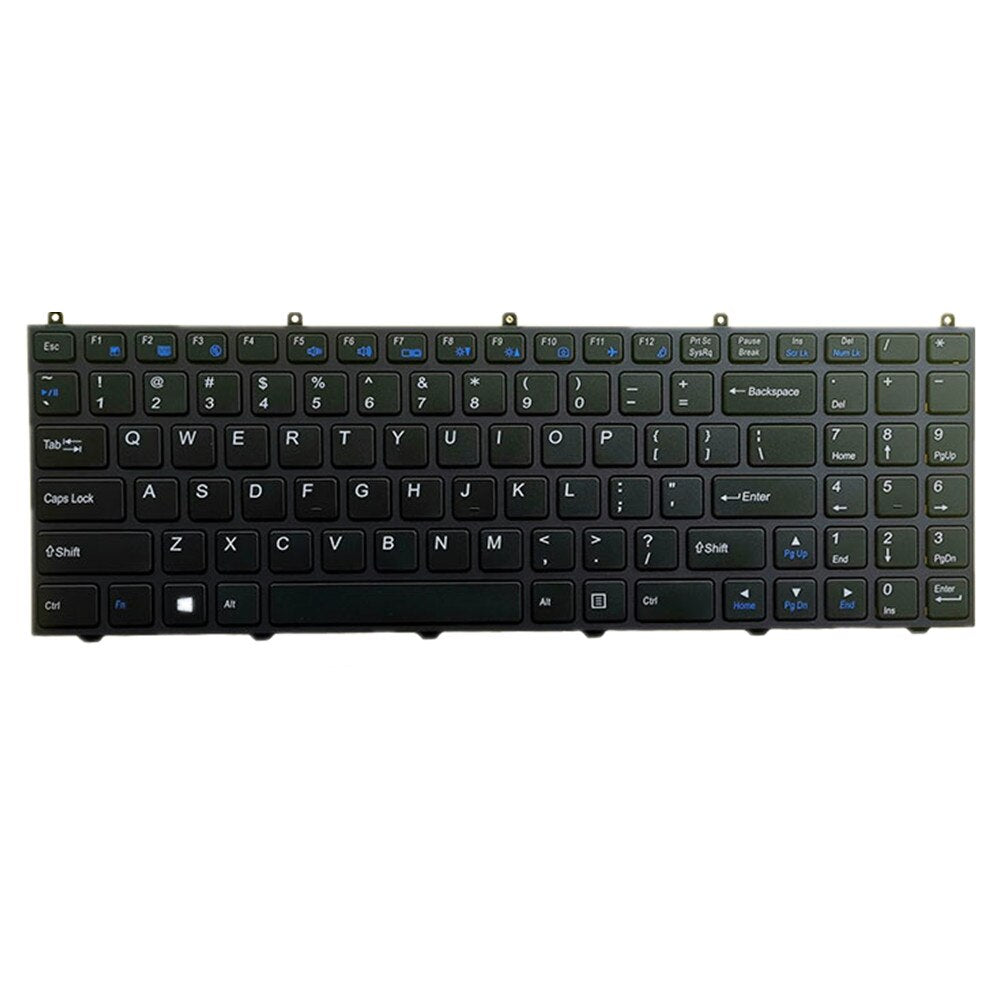 Laptop Keyboard For Hasee For God of War For K680E K680D US UNITED STATES edition Colour Black With Backlight 