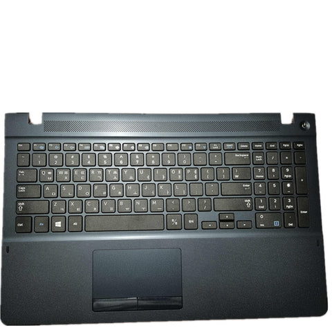 Laptop Upper Case Cover C Shell & Keyboard & Touchpad For Samsung NP355E7C Black KR English Layout