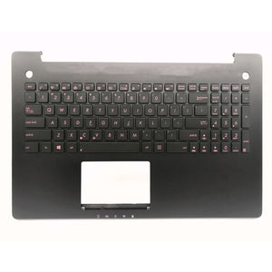 Laptop Upper Case Cover C Shell & Keyboard For ASUS G550 G550JK G550JX Black US English Layout Small Enter Key Layout