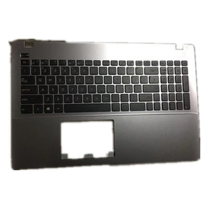 Laptop Upper Case Cover C Shell & Keyboard For ASUS R513 R513CL R513EA R513EP R513LD R513MD R513MJ R513VL R513WA R513WE Grey US English Layout Small Enter Key Layout