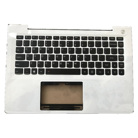 Laptop Upper Case Cover C Shell & Keyboard For Lenovo ideapad 500S-13ISK Color White US English Layout