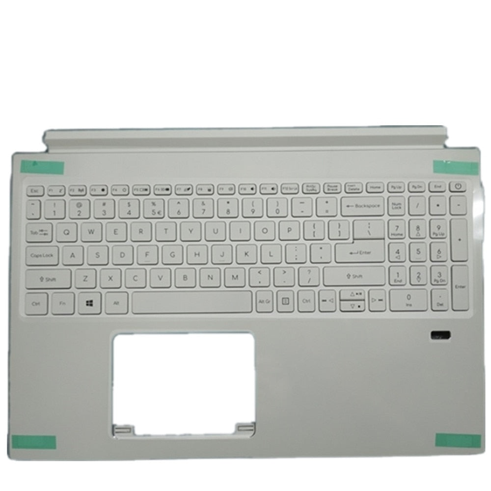 Laptop Upper Case Cover C Shell & Keyboard For ACER For ConceptD CN315-71 CN315-71P White US English Layout