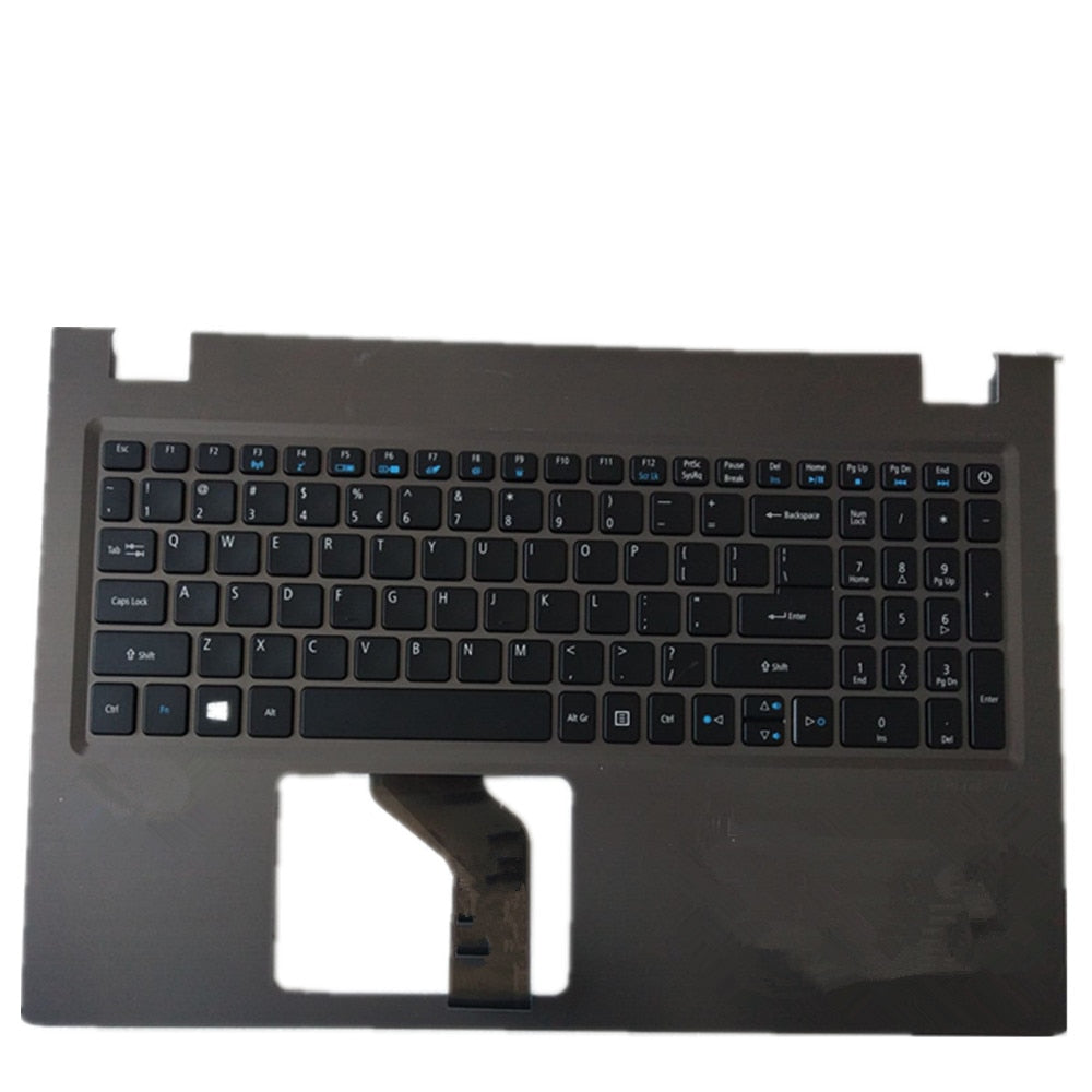 Laptop Upper Case Cover C Shell & Keyboard For ACER For Aspire T5000 Black US English Layout 