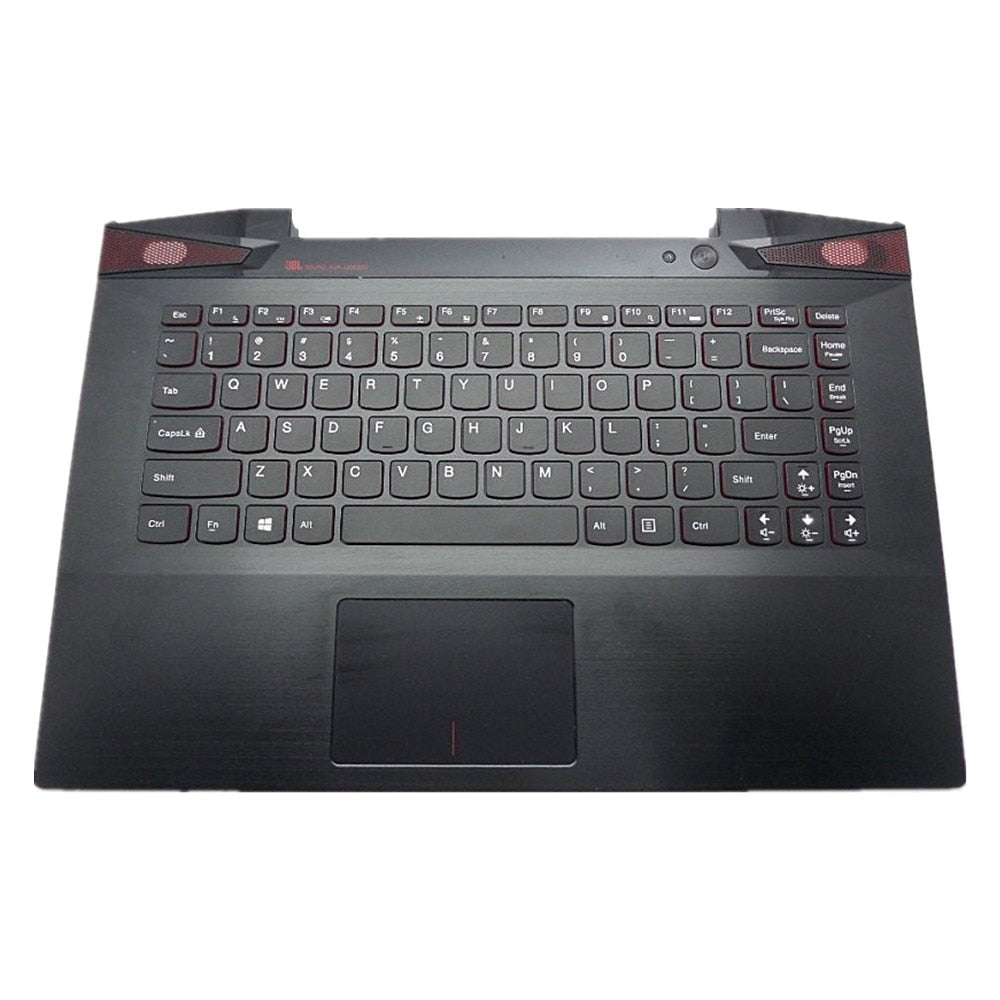 Laptop Upper Case Cover C Shell & Keyboard & Touchpad For Lenovo Y40-70 Y40-80 Color Black US English Layout