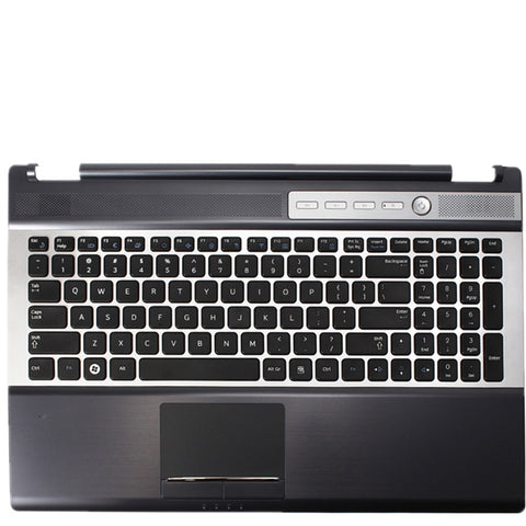 Laptop Upper Case Cover C Shell & Keyboard & Touchpad For Samsung NP-RF710 RF711 RF712 Black US English Layout