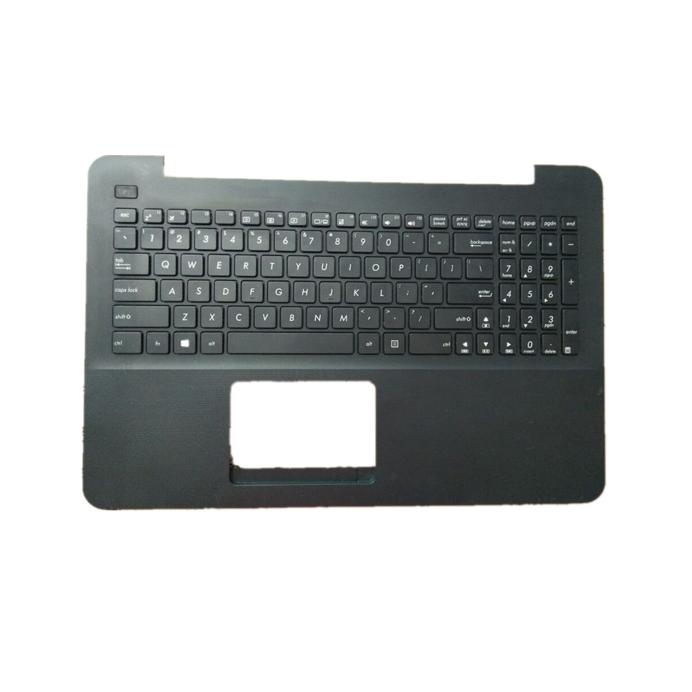 Laptop Upper Case Cover C Shell & Keyboard For ASUS F555 F555DA F555DG F555LA F555LB F555LD LF LJ LN LP UA UB UJ UQ YA YI Black US English Layout Small Enter Key Layout