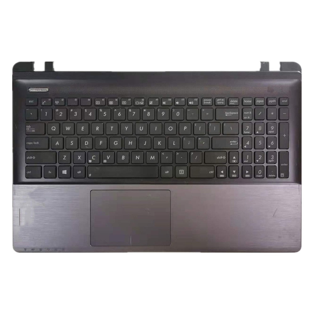 Laptop Upper Case Cover C Shell & Keyboard & Touchpad For ASUS A55 A55A A55DE A55DR A55N A55VD A55VJ A55VM A55VS Black US English Layout Small Enter Key Layout