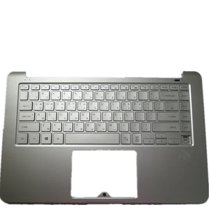 Laptop Upper Case Cover C Shell & Keyboard For Samsung NP900X5N Silver KR English Layout
