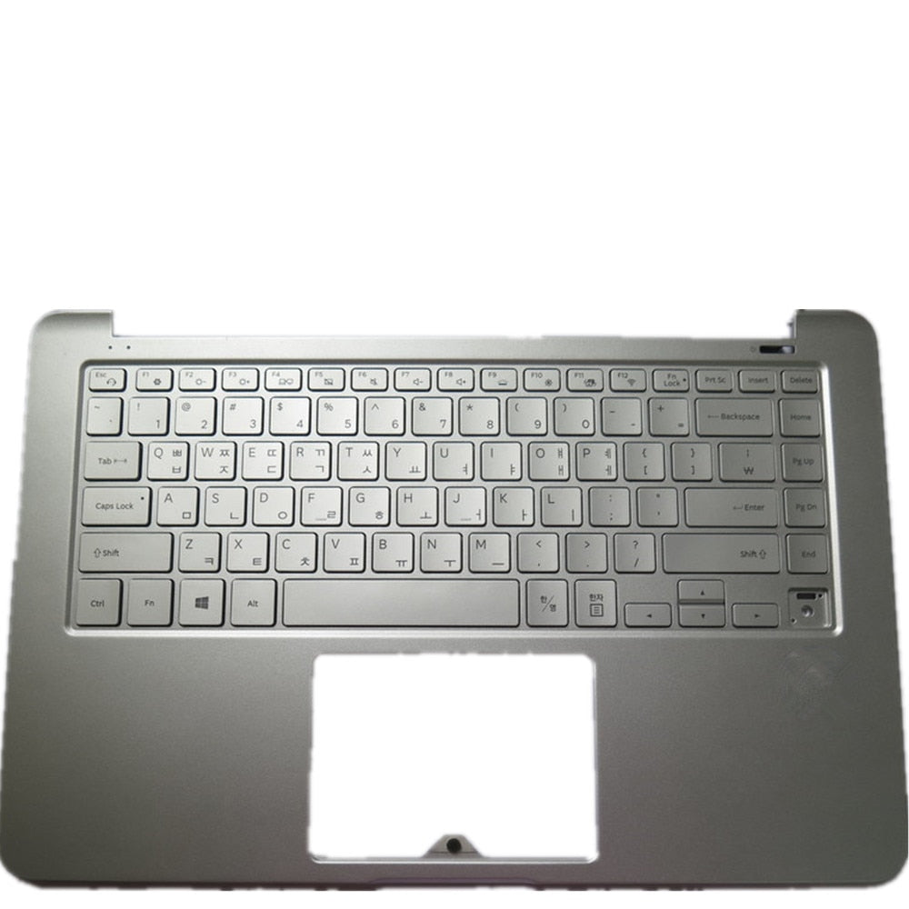 Laptop Upper Case Cover C Shell & Keyboard For Samsung NP900X5T Silver KR English Layout
