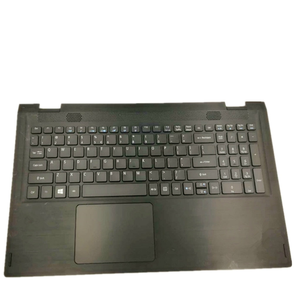 Laptop Upper Case Cover C Shell & Keyboard & Touchpad For ACER For Spin SP513-51 Black US English Layout