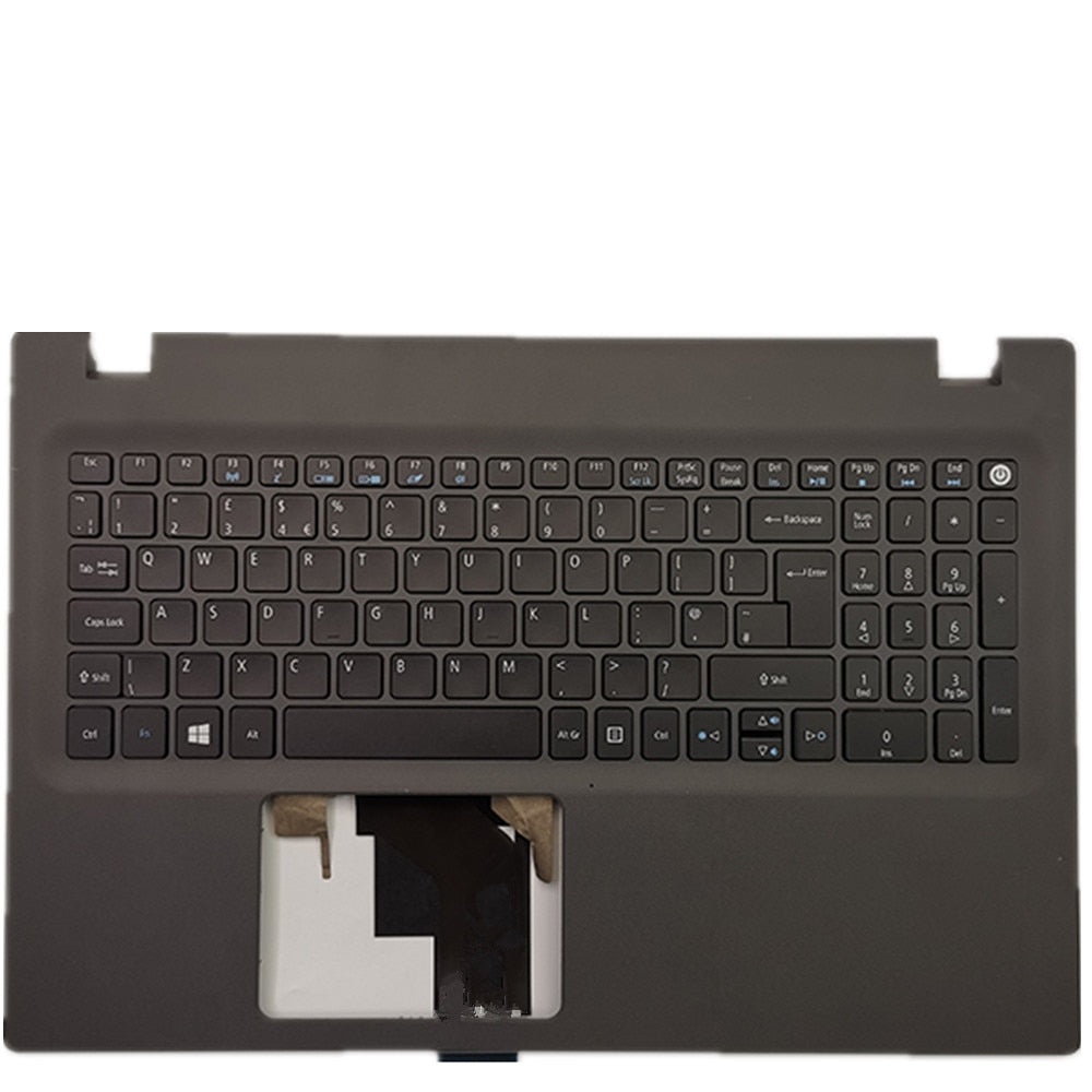 Laptop Upper Case Cover C Shell & Keyboard For ACER For Aspire K50-20 Black US English Layout