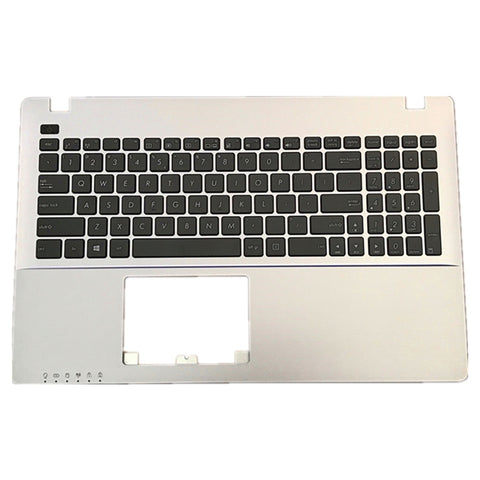 Laptop Upper Case Cover C Shell & Keyboard For ASUS F552 F552CL F552EA F552EP F552LAV F552LD F552MD F552MJ F552VL F552WA F552WE White US English Layout Small Enter Key Layout