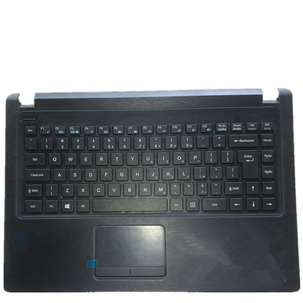 Laptop Upper Case Cover C Shell & Keyboard & Touchpad For ACER For One Z1401 Black US English Layout