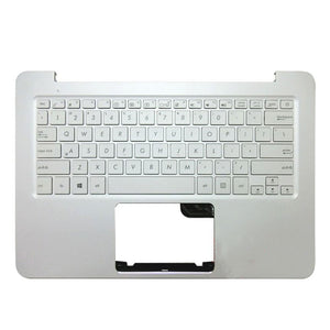 Laptop Upper Case Cover C Shell & Keyboard For ASUS U306 U306UA White US English Layout Small Enter Key Layout