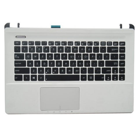 Laptop Upper Case Cover C Shell & Keyboard & For ASUS X45 X45A X45C X45U X45VD White US English Layout Small Enter Key Layout