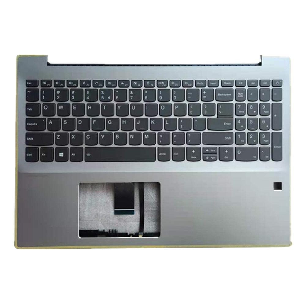 Laptop Upper Case Cover C Shell & Keyboard & Touchpad For Lenovo ideapad 720-15IKB Color Silvery US English Layout