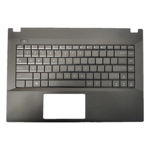 Laptop Upper Case Cover C Shell & Keyboard For ASUS P45 P45VA P45VJ Grey US English Layout Small Enter Key Layout