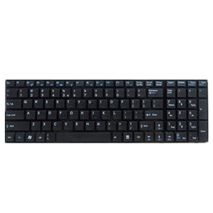 Laptop Keyboard For MSI For GX680 Black US English Edition