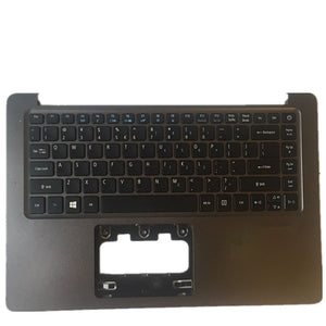 Laptop Upper Case Cover C Shell & Keyboard For ACER For TravelMate X349-M Black US English Layout